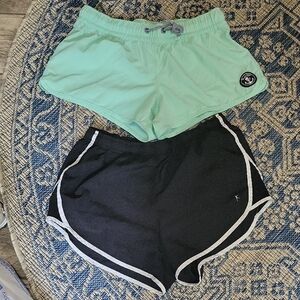 Salt Life Mint and Black Women's Athletic Shorts